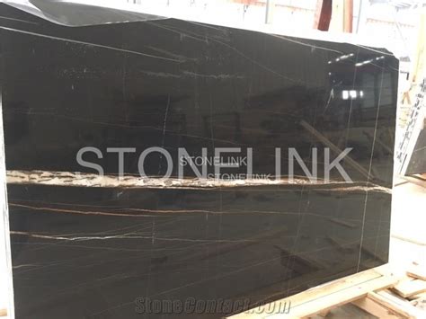 Polished And Honed Black Marble Slabs And Tiles Port Saint Laurent Marble