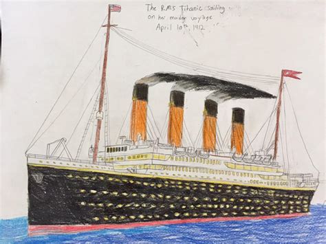 Titanic Drawing I Made Rtitanic