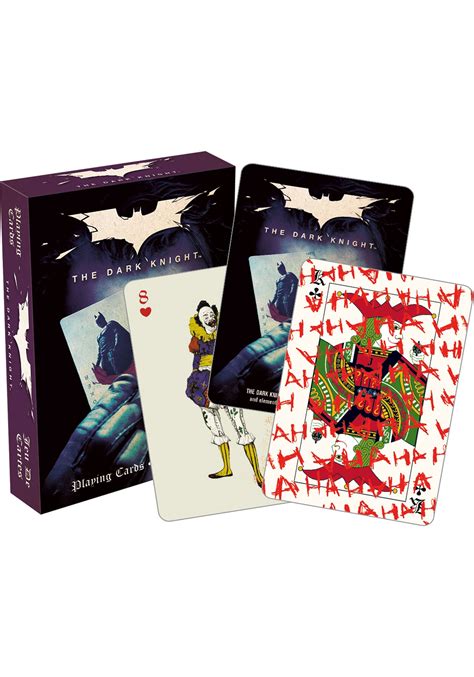 Joker, although a lying psychopath, is actually the hero in the dark knight. Joker Playing Cards- The Dark Knight