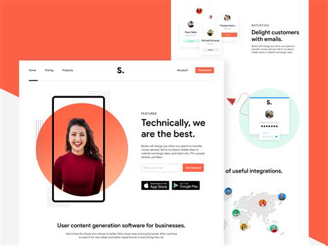 Landing Page Exploration By Shumroze Bhat On Dribbble