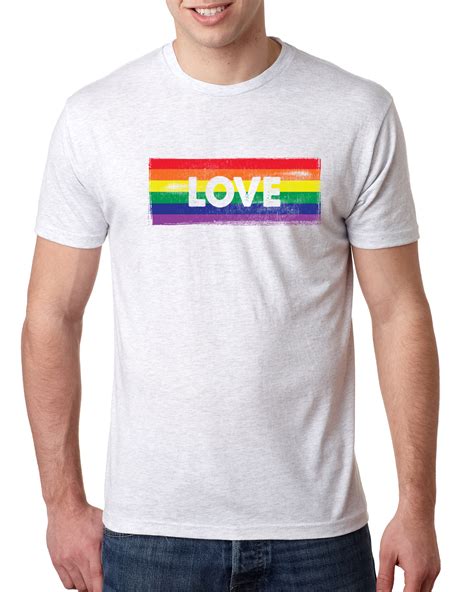 Lesbian Lgbt Love Pride Flag Mens Tri Blend T Shirt Ebay