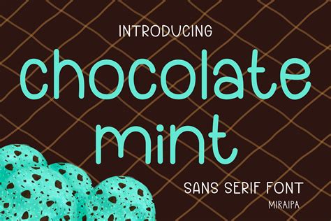 Chocolate Mint Font By Miraipa Creative Fabrica