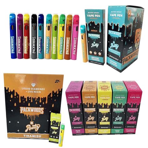 Online Wholesale Newest Style Disposable Vape Pens Runtz X Packwoods