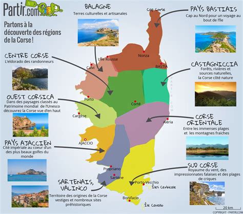 Carte De La Corse Détaillée Carte De La Corse Detaillee Honeymoon