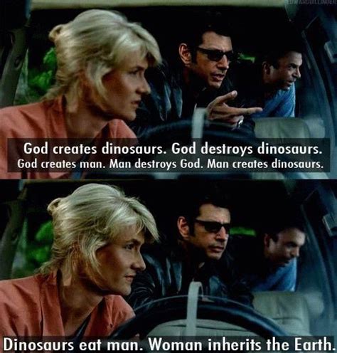 Jurassic Park God Creates Man Quote ShortQuotes Cc
