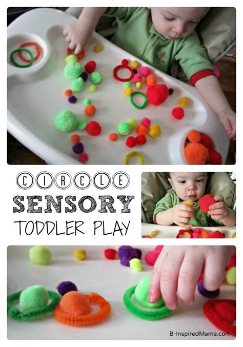 Simple Toddler Sensory Play Exploring Circles B Inspired Mama