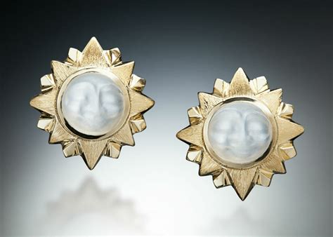 Carved Moonstone Face Jewelry At Skylight Jewelers In Boston