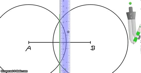 Schule zollstock fibonacci mathematik materialien zirkel wissen maßband clipart lineal. Mittelsenkrechte mit Zirkel und Lineal konstruieren - YouTube