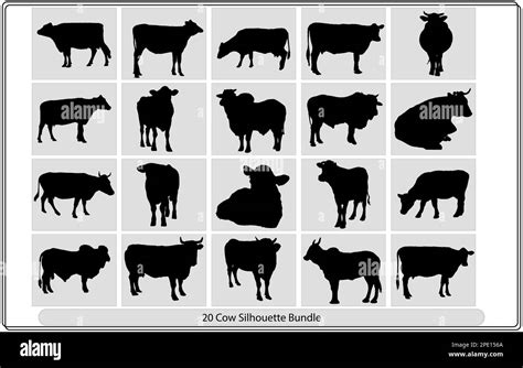 Cow Hand Drawn Vector Illustrationcow Silhouettecow Isolated On White Stock Vector Image And Art
