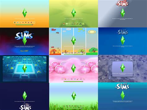 Retro Inspired Loading Screens By Mrsgerbit At Mts Sims 4 Updates