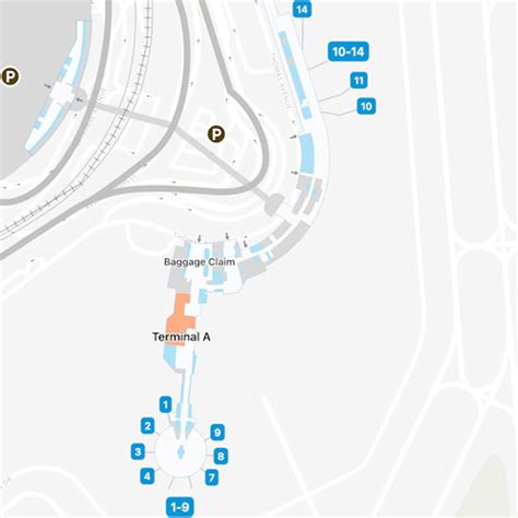 Reagan National Airport Map Dca Terminal Guide