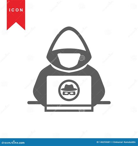cones do hacker ilustração stock Ilustração de crime 146255681