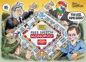 The Game Is Rigged Free Speech Monopoly Grrr Graphics