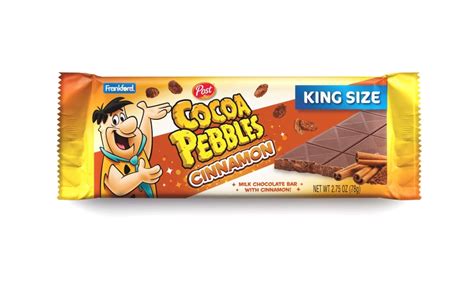 Frankford Candy Launches Cocoa Pebbles Cinnamon Milk Chocolate Bar Candy Industry