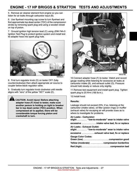John Deere L110 Lawn Garden Tractor Service Repair Manual By 163114103