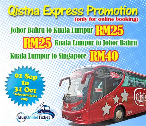 Get your express tickets online and travel by the luxurious bus from kl to johor only now with the lowest pricing of rm25 only! Express Bus Booking Site - BusOnlineTicket.com Blog ...