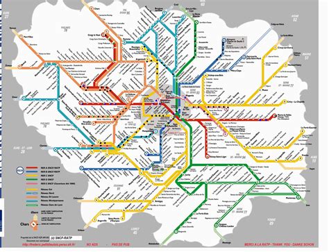 Paris Rer Plan Rer Karte Von Paris Gambaran