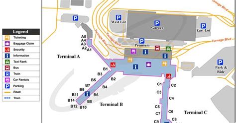 Map Of Bwi Airport Terminals World Map