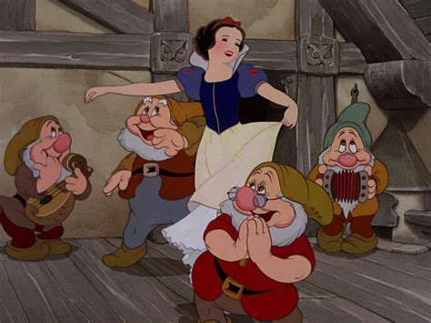 Snow White And The Seven Dwarfs Disney 1937 Snow White Dancing To The