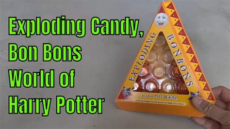Crazy Rare Candy From World Of Harry Potter Exploding Bon Bons YouTube
