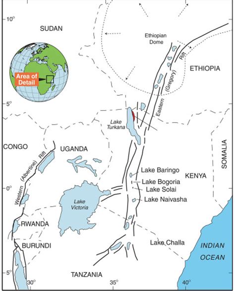 Lakes In The Turkana Basin Past Present And Future Turkana Basin