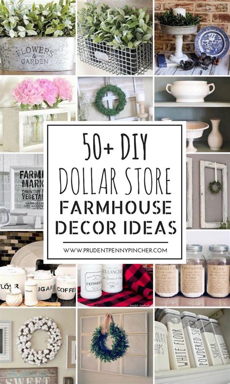50 Dollar Store Diy Farmhouse Decor Ideas Prudent Penny Pincher