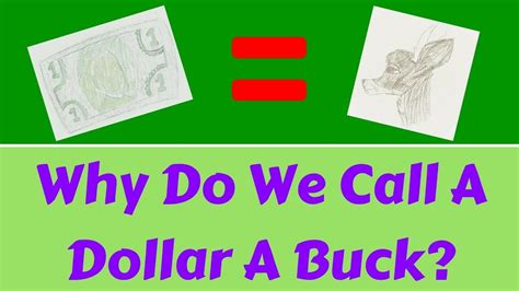 Did You Know Why Is The Dollar Called A Buck Dollar Did You Know