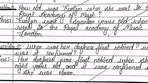 Ncert Class 9 English Beehive🐝 Chapter 2 The Sound Of Music🎶 Question Answer Short Answers