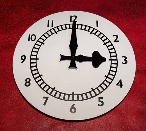 Arsenal Fc Clock End Replica Wall Clock 12 Inch Not Cheap Mdf Etsy