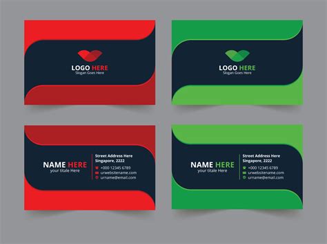 Professional Creative Business Card Design Template 2020 Uplabs