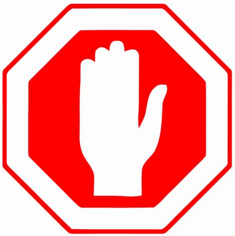 Blank Stop Sign Clip Art