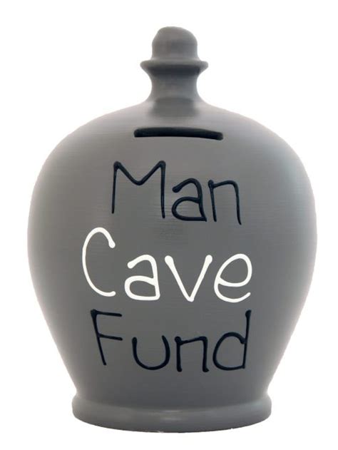 Terramundi Money Pot Man Cave Fund Grey S303 Fox And Lantern