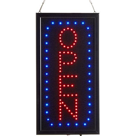 Choice 19 X 10 Vertical Led Rectangular Open Sign With Two Display Modes