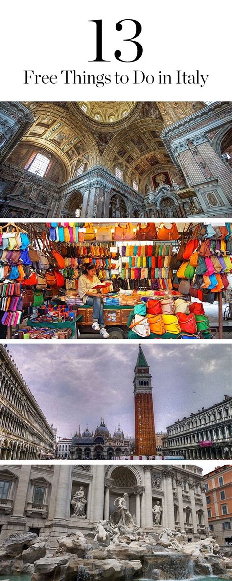 13 Fabulous Free Things To Do In Italy Things To Do In Italy Free