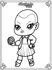 Dibujos de Stranger Things para imprimir Dibujando con Vani
