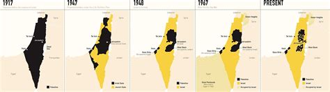 10 mayıs 2021 pazartesi 17:27. İsrail ve Filistin'in 68 yıl sonraki haritası şok ediyor ...