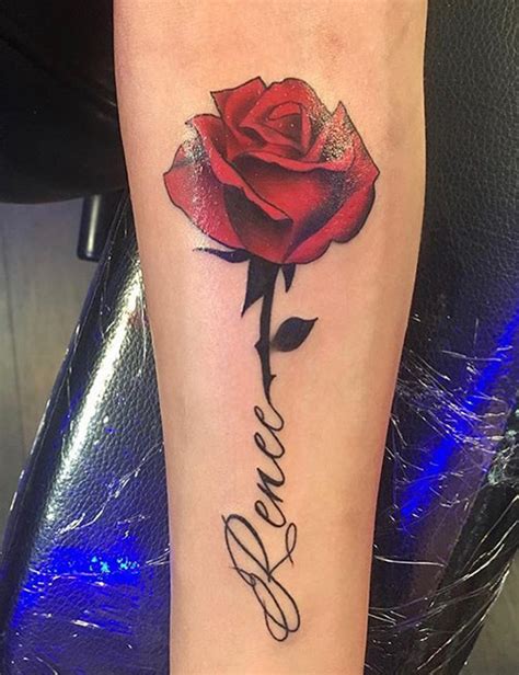 48 beautiful rose tattoo ideas for women revelist. Flaunt These Stylish 30 Name Tattoos To Honor Your Loved Ones