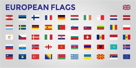 Premium Vector Vector Collection Heart Flags Of Europe All Flags