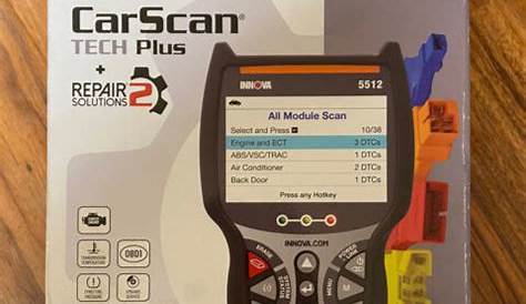 Innova 5512 Obd2&1 Car Scan Tech Plus Repair Solutions for sale online
