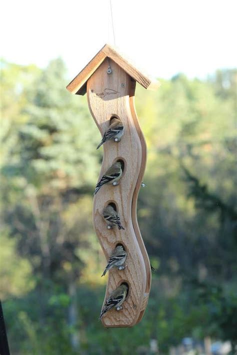Large Wave Seed Feeder Decorative Bird Houses Bird Houses Diy