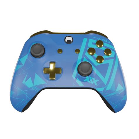 Xbox One Controller Sidemen Blue And Gold Custom Controllers