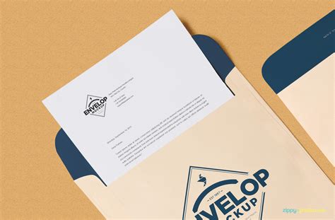 Packaging mockups, macbook, iphone, logo mockups & many more. Free Envelope PSD Mockup + Letterhead Mockup | ZippyPixels