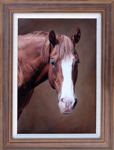 My First Commissioned Horse Portrait Painting Rebecca Luncan