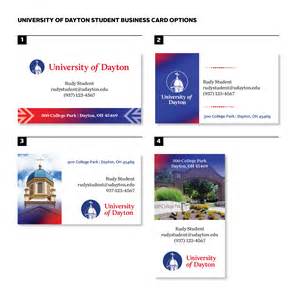 'student' is the recognised term for those registered for a degree or other qualification of the university. Business Cards : University of Dayton, Ohio