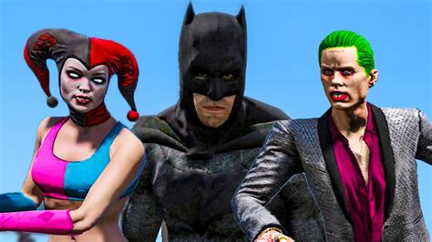 Batman Vs Joker And Harley Quinn Dc Cinematic Superheroes Battle