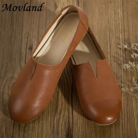 Buy Movland Genuine Leather Pure Handmade Shoes The