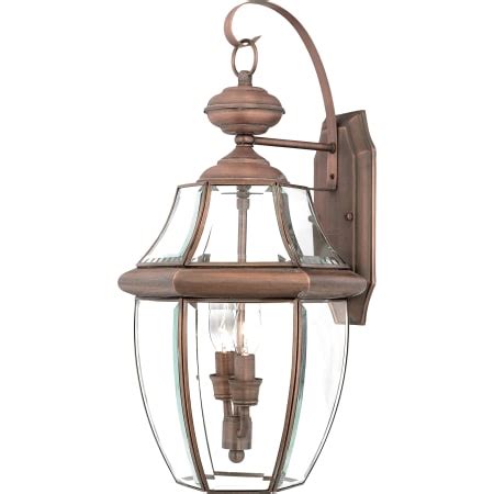 The beauty of the contemporary or traditional design exterior wall sconce light fixtures furnishings will certainly give you comfort you be entitled to in your home in addition to give the. Quoizel NY8317AC Aged Copper Newbury 2 Light 20" Tall ...