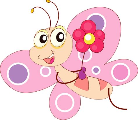 Pink Butterfly Vector Clipart Image Free Stock Photo Public Domain