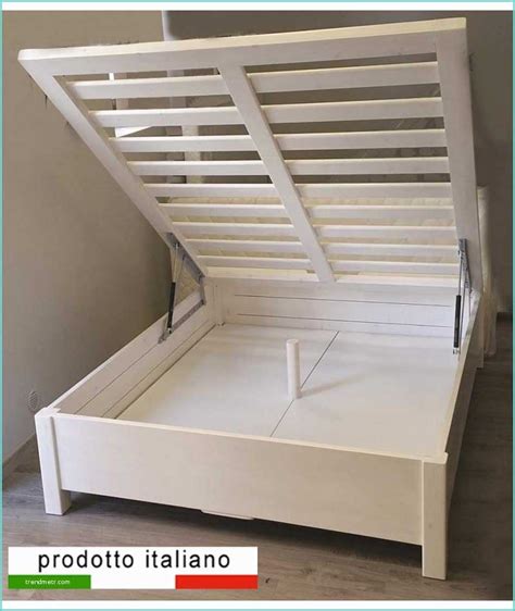 Sotto la base, questo letto nasconde un ampio contenitore. Letto Contenitore Senza Testata Ikea Letto Matrimoniale In Legno Con Testiera Contenitore Slim
