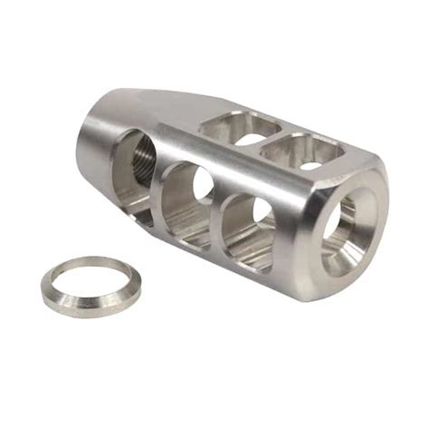 Guntec Usa Ar 15 Stainless Steel Multi Port Compensator Gen 2